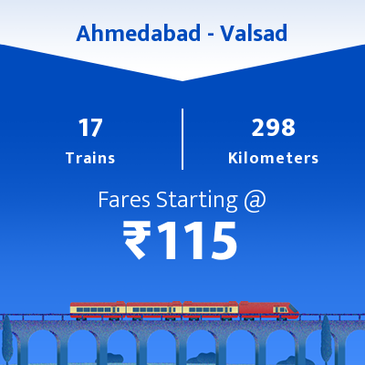 Ahmedabad To Valsad Trains